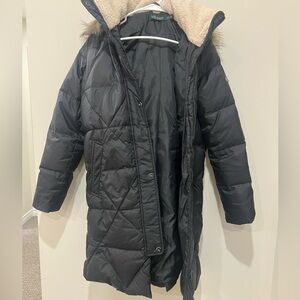 Lauren Ralph Lauren Black Long Parkha Coat – Women’s XS